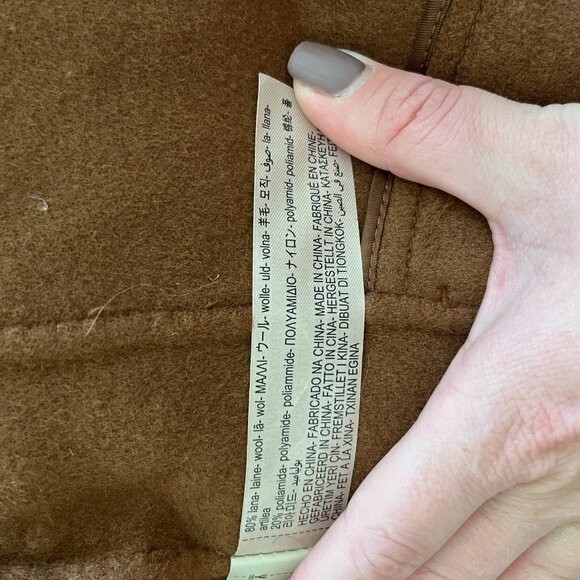 Massimo Dutti Wool Midi-length Vest Size S - Picture 8 of 8